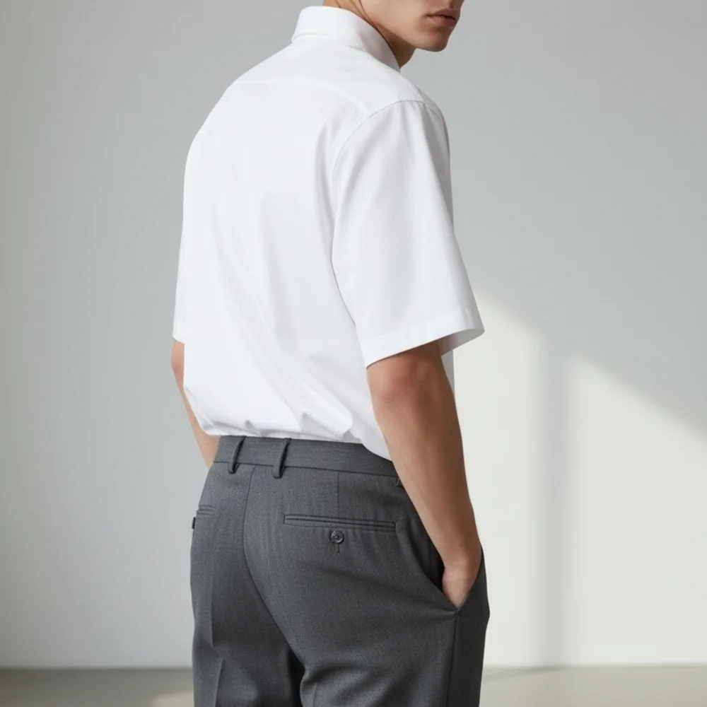 George Men's Dark Gray Dress Pants 34 - Picture 8 of 9